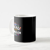 ナチョ平均カウンセラーCinco De Mayoマッチングファム コーヒーマグカップ (正面左)