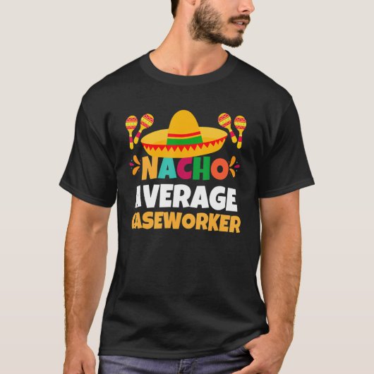 ナチョ平均カゼワーメキシカンフィエスタチンコデ Tシャツ (正面)