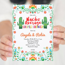 ナチョ平均カップルのシャワー招待状 招待状