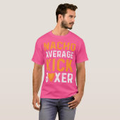 ナチョ平均キックボクサーのメキシカンボクシング Tシャツ (正面フル)