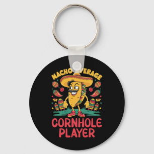 ナチョ平均コーンホールプレイヤーCinco De Mayo Mexica キーホルダー