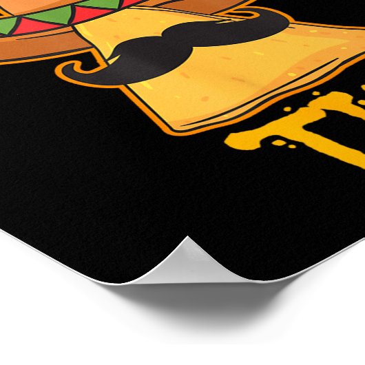 ナチョ平均シオメキシカンディッシュおじさんチンコデマヨ ポスター (角)