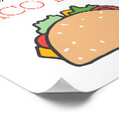 ナチョ平均タコバーサインMexican Fiesta ポスター (角)