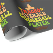 ナチョ平均ドッジボールおもしろい選手CInco De Mayo ラッピングペーパー (ロールコーナー)