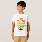 ナチョ平均ドッジボールおもしろい選手CInco De Mayo Tシャツ (正面フル)