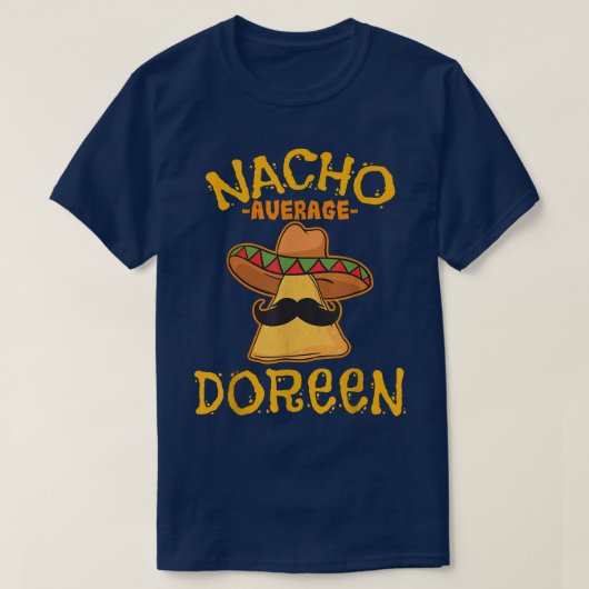 ナチョ平均ドレパーソナライズされたン名タおもしろいコ Tシャツ (デザイン正面)