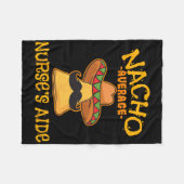 ナチョ平均ナース側近Cinco De Mayo Mexic フリースブランケット (正面(横))