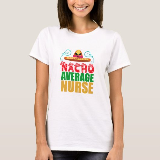 ナチョ平均ナース Tシャツ (正面)