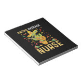 ナチョ平均ナースCinco De Mayoメキシコ看護 ノートパッド (アングル)