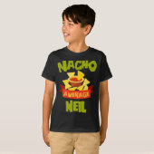 ナチョ平均ネイル 楽しい誕生日 パーソナライズ Tシャツ (正面フル)