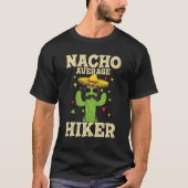 ナチョ平均ハイカークライマートレッカー登山家H Tシャツ (正面)