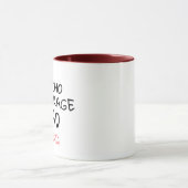 ナチョ平均パパジョークプンおもしろいコーヒーマグ マグカップ (中央)