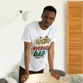 ナチョ平均パパ' -おもしろい&鮮やか Tシャツ