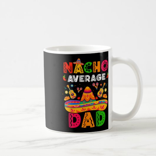 ナチョ平均パパCinco De MayoメキシコマッチングF コーヒーマグカップ (右)