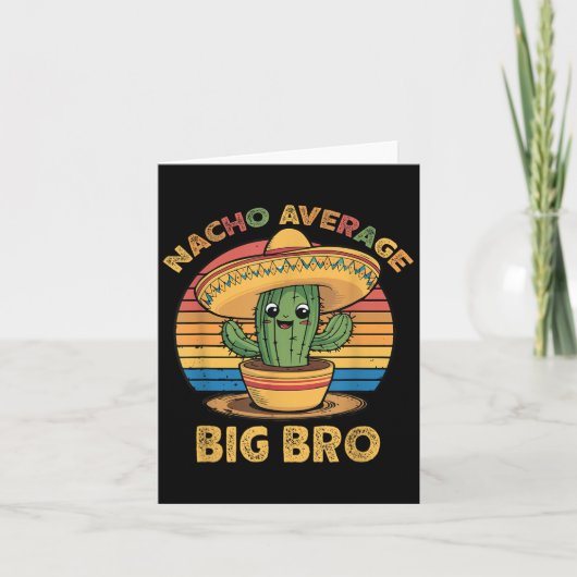 ナチョ平均ビッグBroマッチングMexican Cinco De Ma カード (正面)