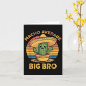 ナチョ平均ビッグBroマッチングMexican Cinco De Ma カード (黄色い花)
