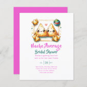 ナチョ平均フィエスタ!最後のパーティーブライダルシャワー (正面/裏面)