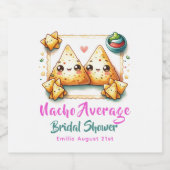 ナチョ平均フィエスタ！最後のパーティーブライダルシャワー リキュールボトルラベル (シングルラベル)