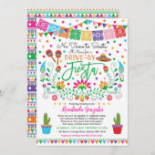 ナチョ平均フェスタ車でベビーシャワーを通過 招待状 (正面/裏面)