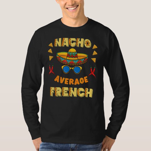 ナチョ平均フランスのシンコデマヨ Tシャツ (正面)