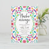 ナチョ平均フローラフィエスタメキシコブライダルシャワー 招待状 (スタンド正面)