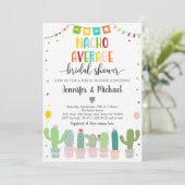 ナチョ平均ブライダルシャワーカボスフィエスタ 招待状 (スタンド正面)