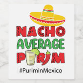 ナチョ平均プリン ワインラベル (シングルラベル)