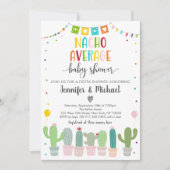 ナチョ平均ベビーシャワーカボスフィエスタ 招待状 (正面)