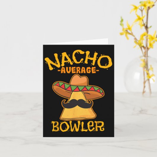 ナチョ平均ボウリングをする人、 クリケットの投手メキシコボーリングシンコデマヨ カード (黄色い花)