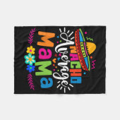 ナチョ平均ママチンコデマヨ母メキシカ フリースブランケット (正面(横))