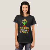 ナチョ平均メポップ・アートのキシカン髭Cinco De Mayo Tシャツ (正面フル)