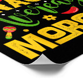 ナチョ平均モーガン名前をカスタムするシンコデマヨソム ポスター (角)