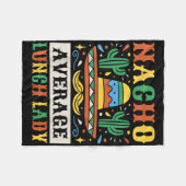 ナチョ平均ランチレディーチンコデマヨメキシコ フリースブランケット (正面(横))