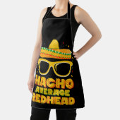 ナチョ平均レッドヘッドヘアメキシコCinco De Mayo エプロン (インサイチュ)