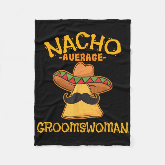 ナチョ平均人妻メキシコ人Cinco De Mayo Fi フリースブランケット (正面)