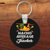ナチョ平均先生おもしろいシンコデマヨメキシコ キーホルダー (正面)