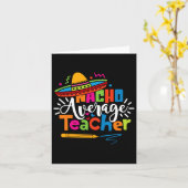 ナチョ平均先生シンコデマヨフィエスタメキシコ カード (黄色い花)