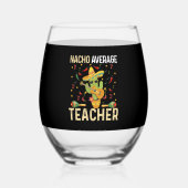 ナチョ平均先生シンコデマヨメキシコフェスタ ステムなしワイングラス (裏面)