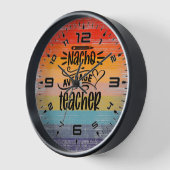 ナチョ平均先生 壁時計 (傾斜)