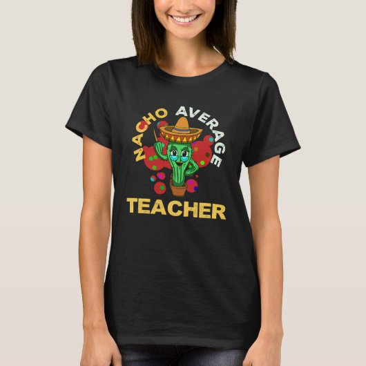 ナチョ平均先生 Tシャツ (正面)