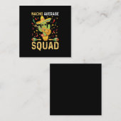 ナチョ平均分隊シンコデマヨメキシコパーティー スクエア名刺 (正面/裏面)