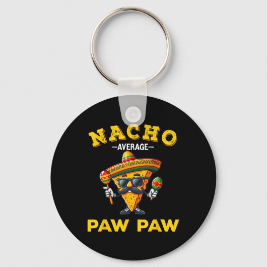 ナチョ平均前足Cinco De Mayoメキシカングランプ キーホルダー (正面)