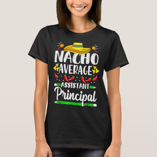 ナチョ平均副校長Cinco De Mayo Te Tシャツ (正面)
