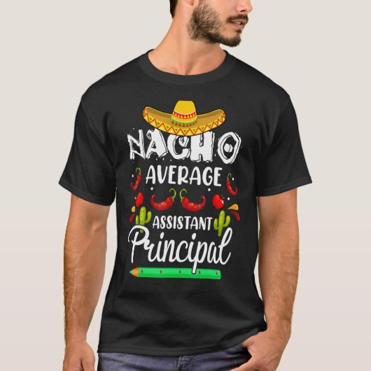 ナチョ平均副校長Cinco De Mayo Te Tシャツ (正面)
