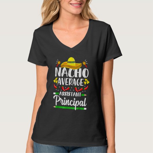 ナチョ平均副校長Cinco De Mayo Te Tシャツ (正面)