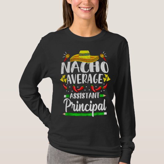 ナチョ平均副校長Cinco De Mayo Te Tシャツ (正面)
