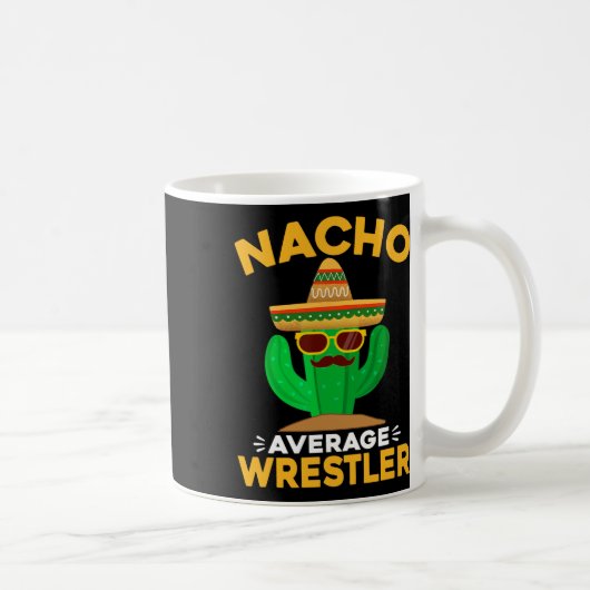 ナチョ平均力士メおもしろいキシカンCinco De Mayo コーヒーマグカップ (右)