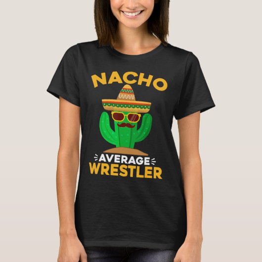 ナチョ平均力士メおもしろいキシカンCinco De Mayo Tシャツ (正面)
