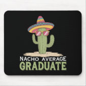 ナチョ平均卒業サボテン卒業メキシコ マウスパッド (正面)