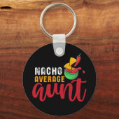 ナチョ平均叔母メおもしろいキシカン食品パン キーホルダー (正面)